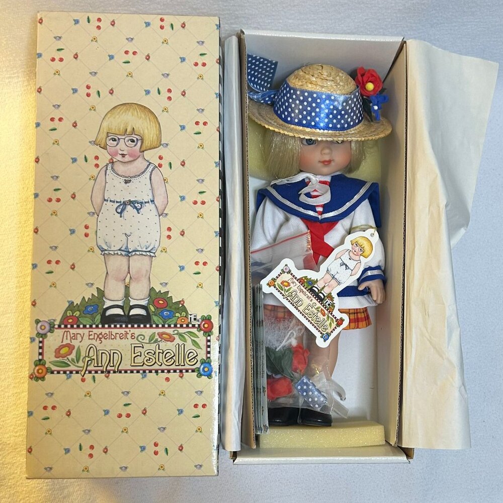 Tonner Mary Engelbreit’s Ann Estelle 10” Classic Sailor With Box Clean #99601